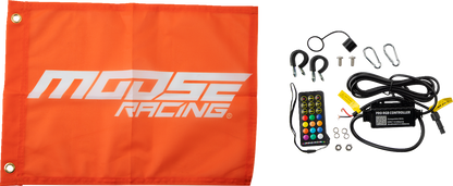 MOOSE OFFROAD 5' Whip Light - RGB - Black - Chase SB-CHSBTR-151PU