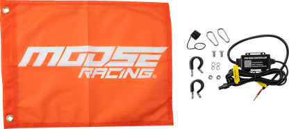 MOOSE OFFROAD 5' Whip Light - RGB - Black SB-RGBBT-151-PU