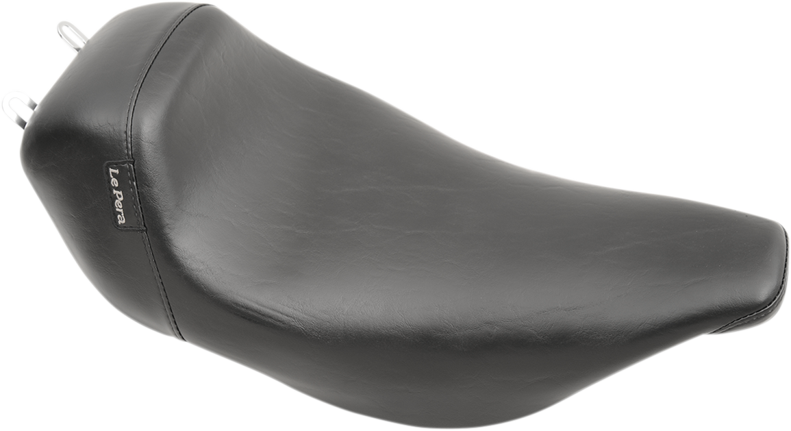 LE PERA Bare Bones Solo Seat - Smooth - Black - FL '97-'01 LN-005