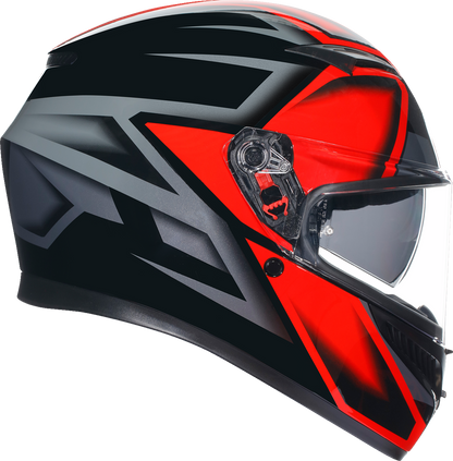 AGV K3 Helmet - Compound - Black/Red - Small 2118381004009S