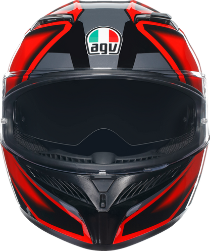 AGV K3 Helmet - Compound - Black/Red - XL 2118381004009XL