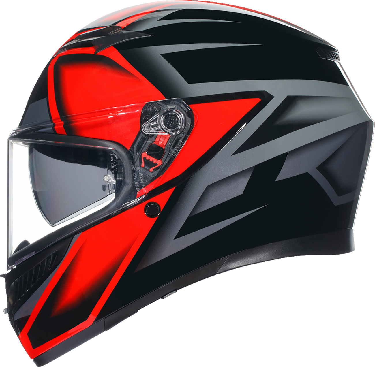 AGV K3 Helmet - Compound - Black/Red - Large 2118381004009L