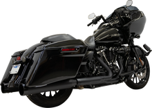 BASSANI XHAUST 4-1/2" Slip-On Mufflers - Black 1F745B