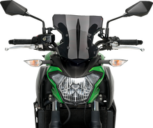 PUIG HI-TECH PARTS Flanker Windshield - 12-3/4" - Dark Smoke - Kawasaki 20335F