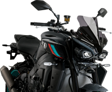 PUIG HI-TECH PARTS New Generation Sport Windshield - 14" - Dark Smoke - MT-10/SP 21361F