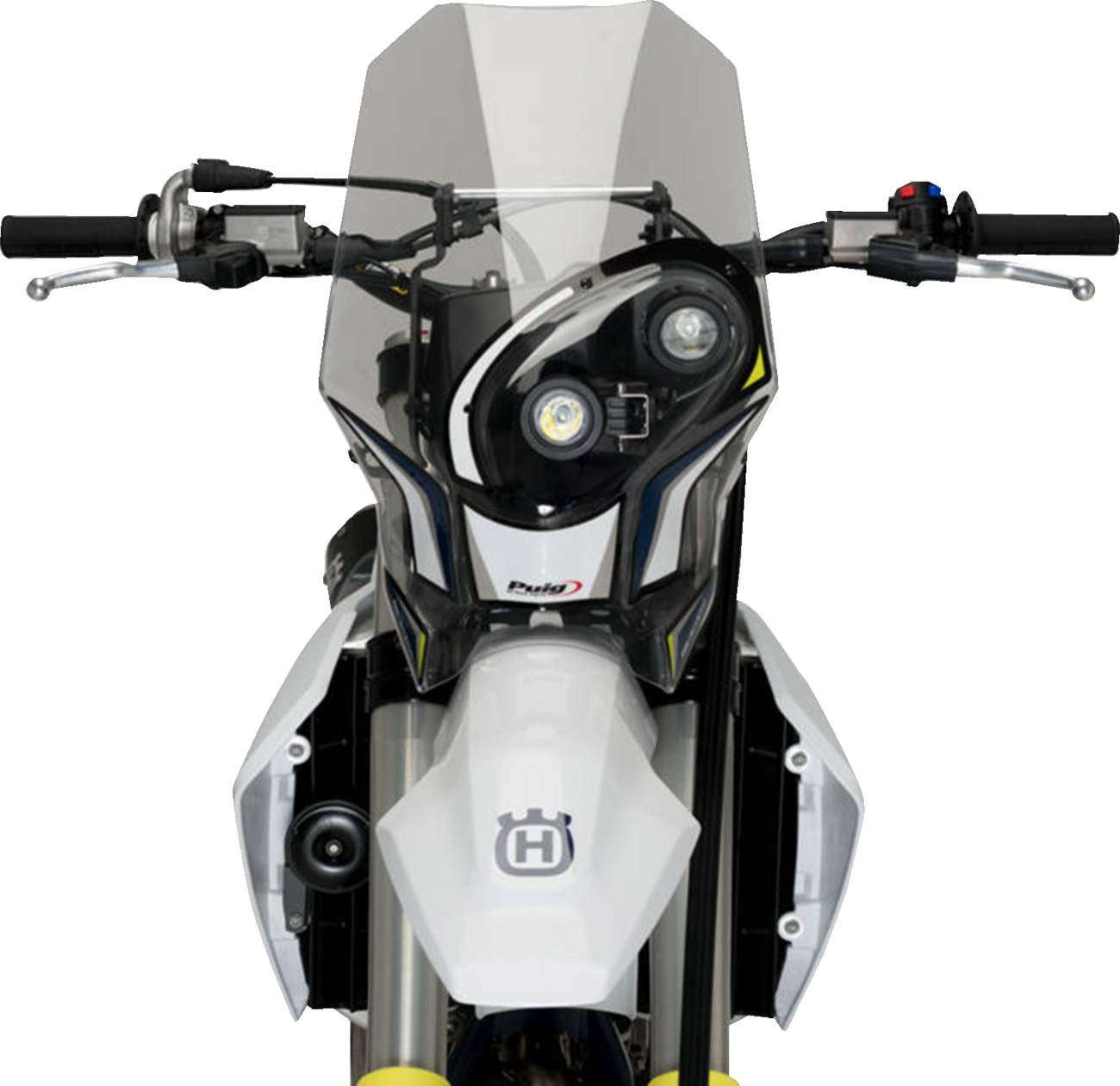 PUIG HI-TECH PARTS Rally Windshield - 18-1/8" - Clear - Husqvarna 20548W