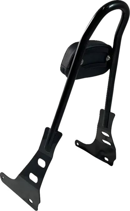 MOTHERWELL One-Piece Sissy Bar - Gloss Black MWL-220-GB.