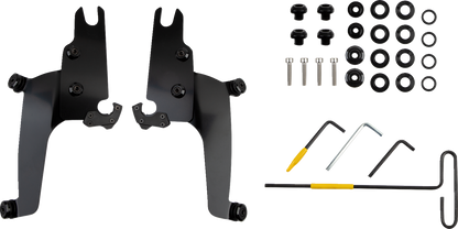 MEMPHIS SHADES Sportshield Mounting Kit - Black - Chief Bobber MEB2070