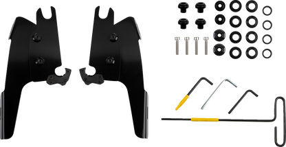 MEMPHIS SHADES Batwing Mounting Kit - Black - Chief Bobber MEB2071