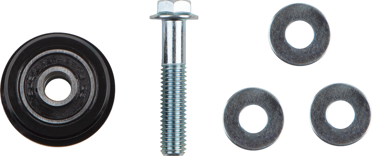 T.M. DESIGNWORKS Chain Roller - TRX450R - Black PLR-400-BK