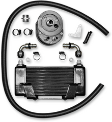 JAGG OIL COOLERS Oil Cooler Kit - Low Mount - Touring 750-2400-0323