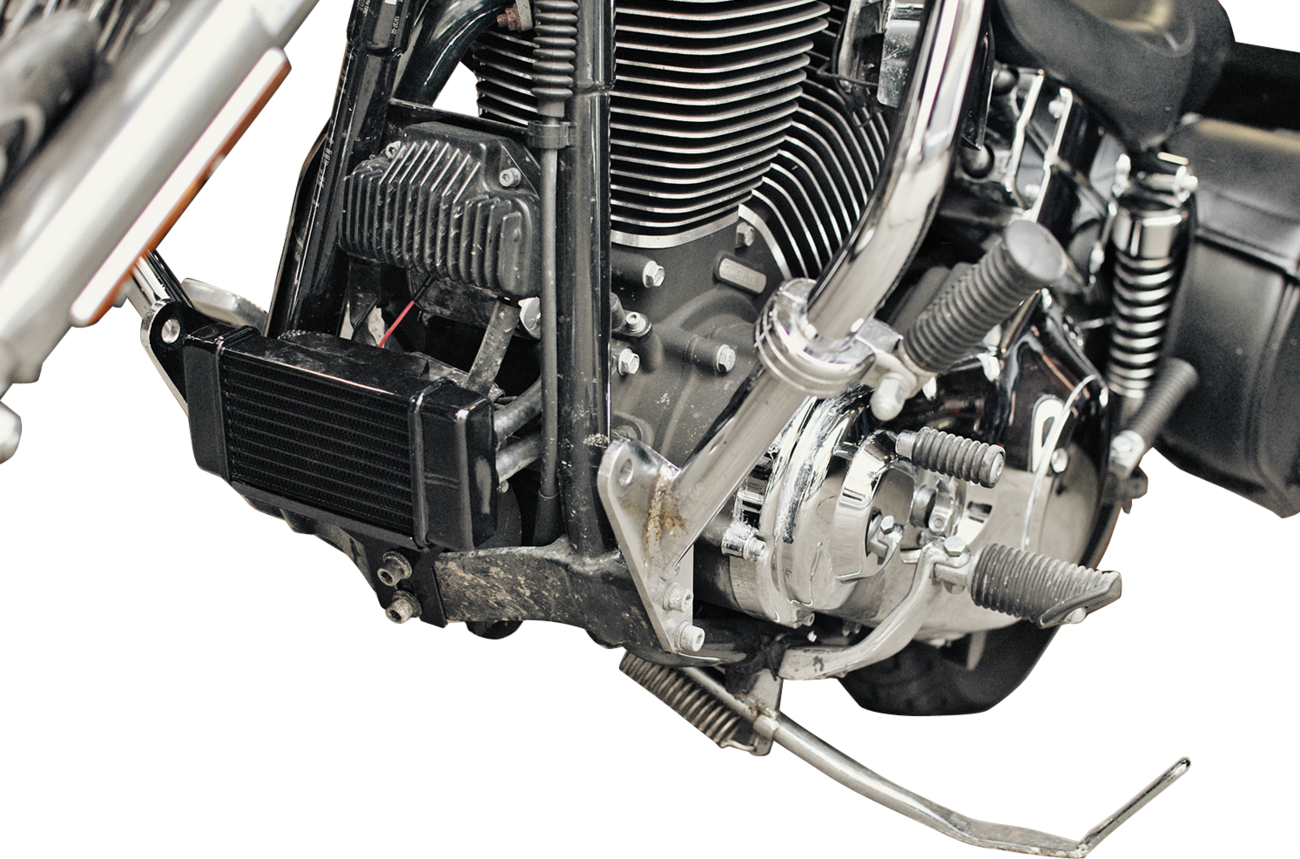 JAGG OIL COOLERS Fan-Assisted Oil Cooler Kit - Low Mount - Dyna 751-FP2500-0323