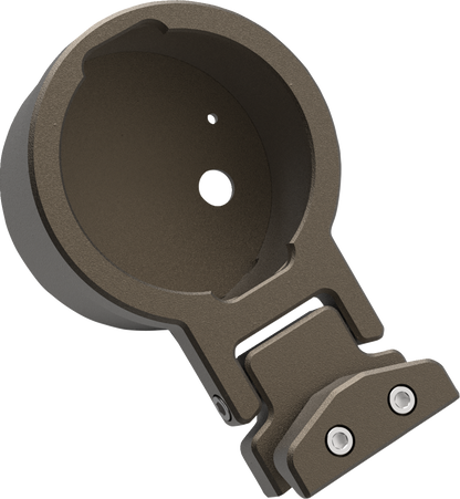 LA CHOPPERS Gauge Mount - Single - Bronze - Dyna LA-7397-01Z