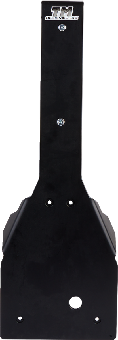 T.M. DESIGNWORKS Skid Plate - Black - Yamaha - Raptor 125/250 YAFP-R250-BK