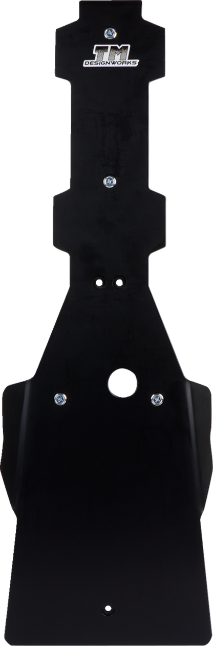 T.M. DESIGNWORKS Skid Plate - Black - Suzuki - LT-R 450 QuadRacer SUFP-R450-BK