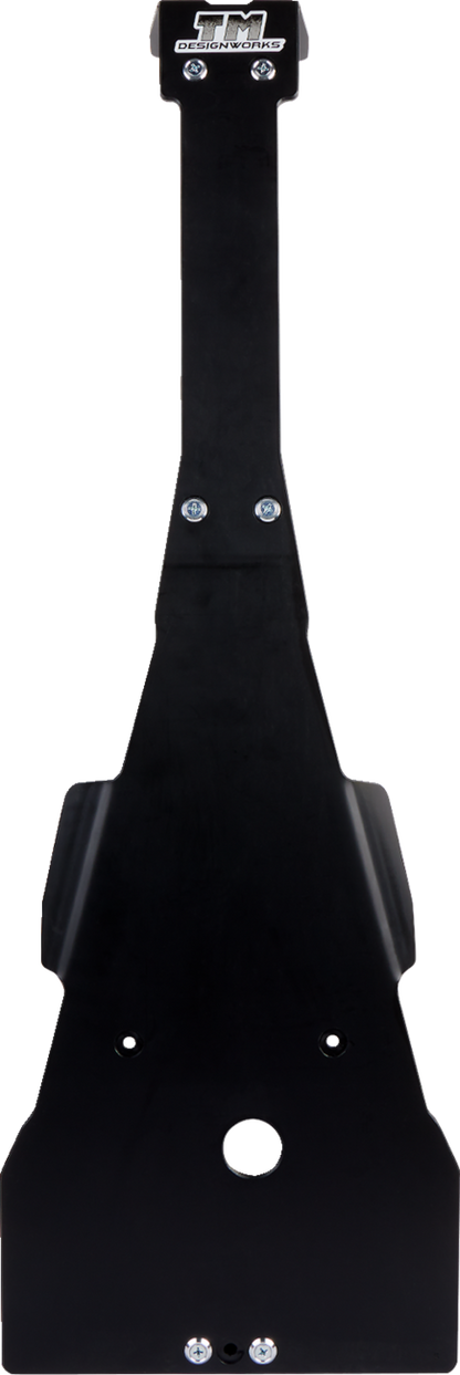T.M. DESIGNWORKS Skid Plate - Black - Kawasaki - KFX 450 KAFP-R450-BK