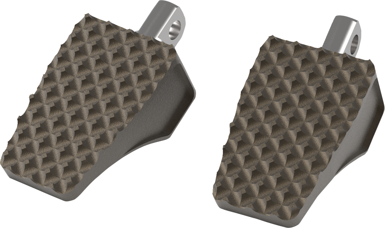 LA CHOPPERS County Line Billet Foot Pegs - Male Mount - Bronze LA-P100-00Z