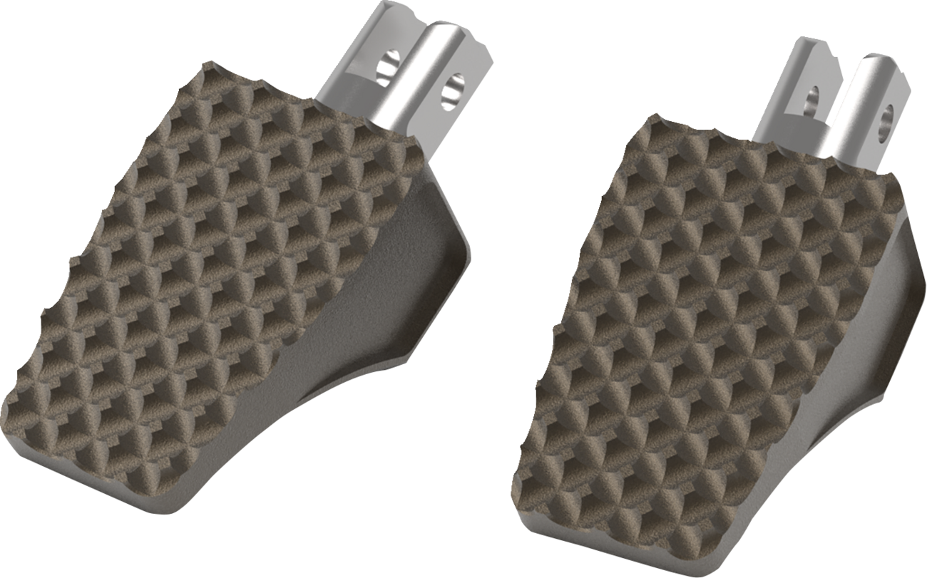 LA CHOPPERS County Line Billet Foot Pegs - Front - Bronze LA-P100-01Z