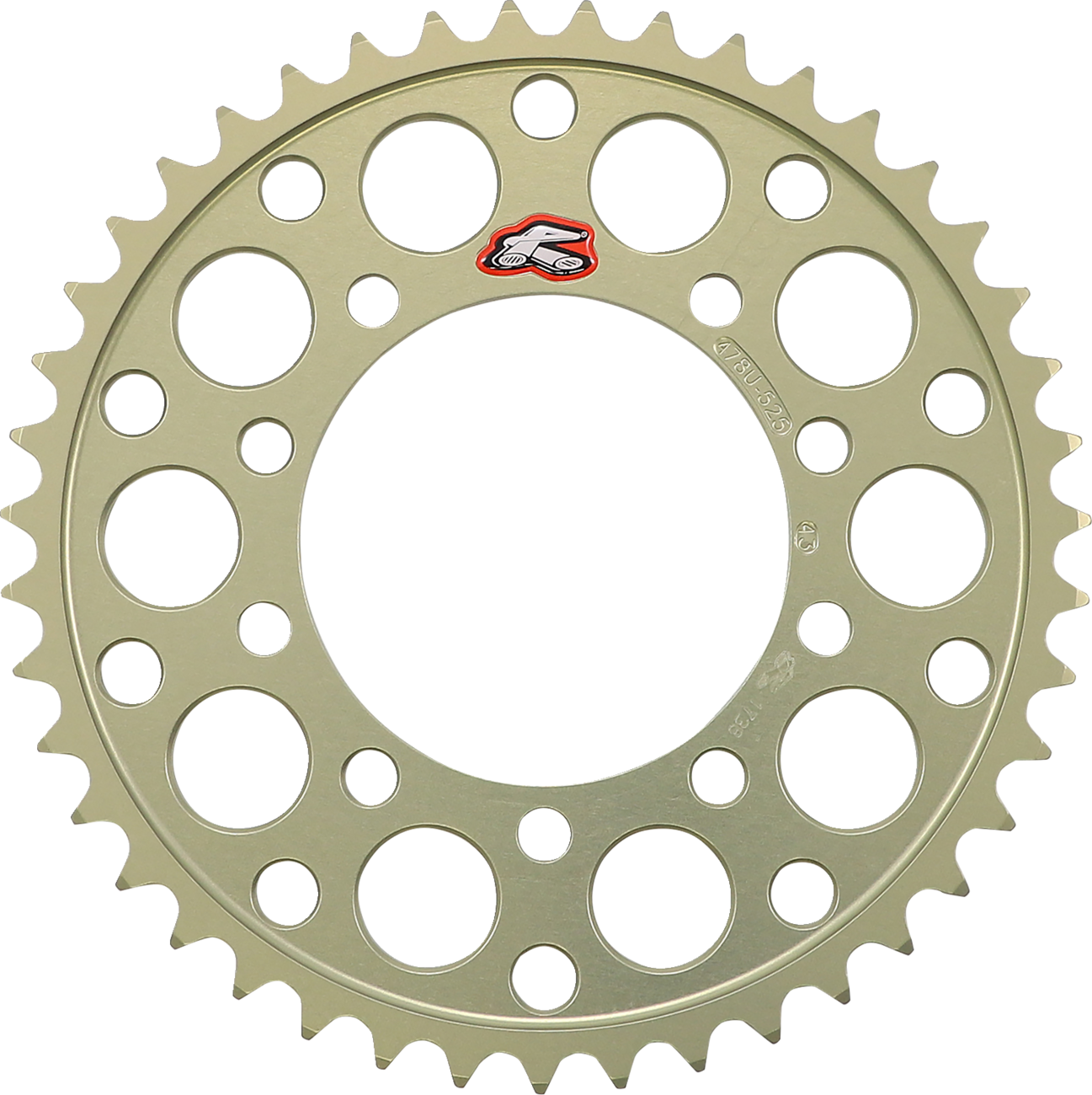 RENTHAL Rear Sprocket - Aluminum - 42 Tooth - Aprilia 478U-525-42P-HA