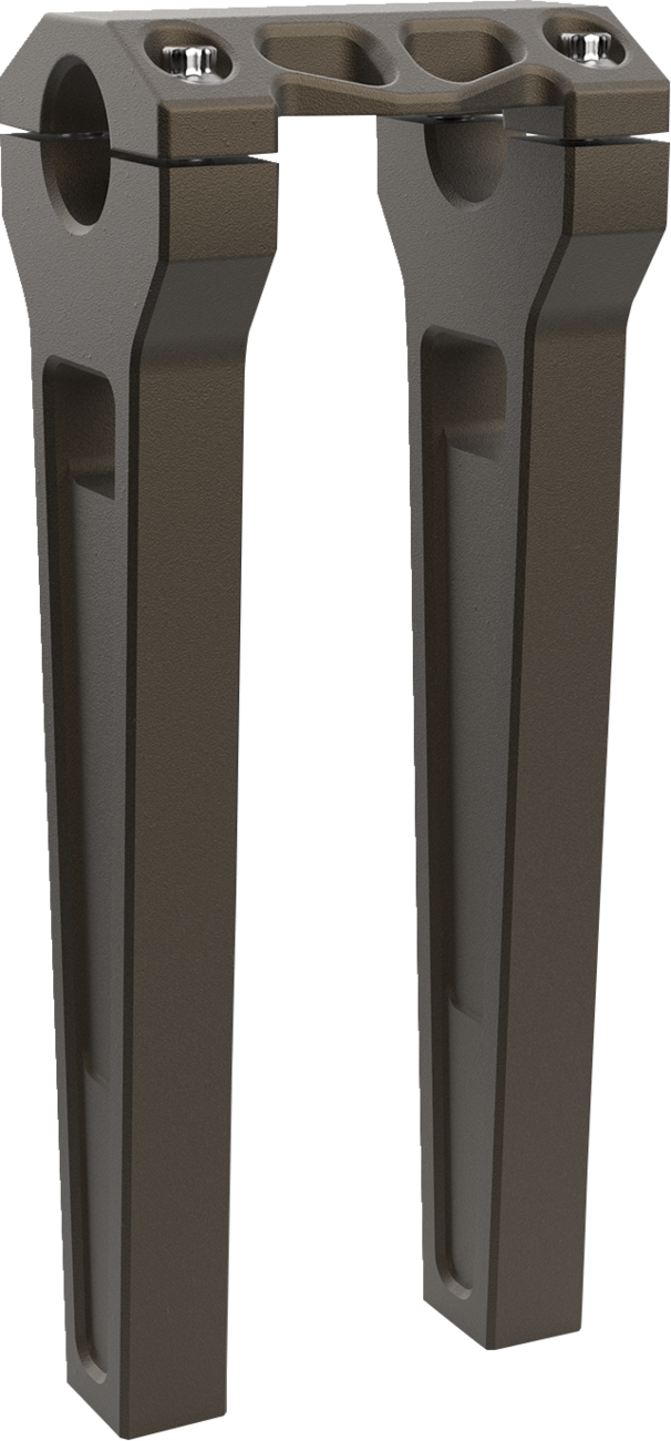 LA CHOPPERS Performance Risers - Straight - 10" x 1-1/4" - Bronze LA-7480-10Z