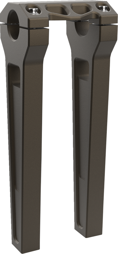 LA CHOPPERS Performance Risers - Straight - 10" x 1-1/4" - Bronze LA-7480-10Z