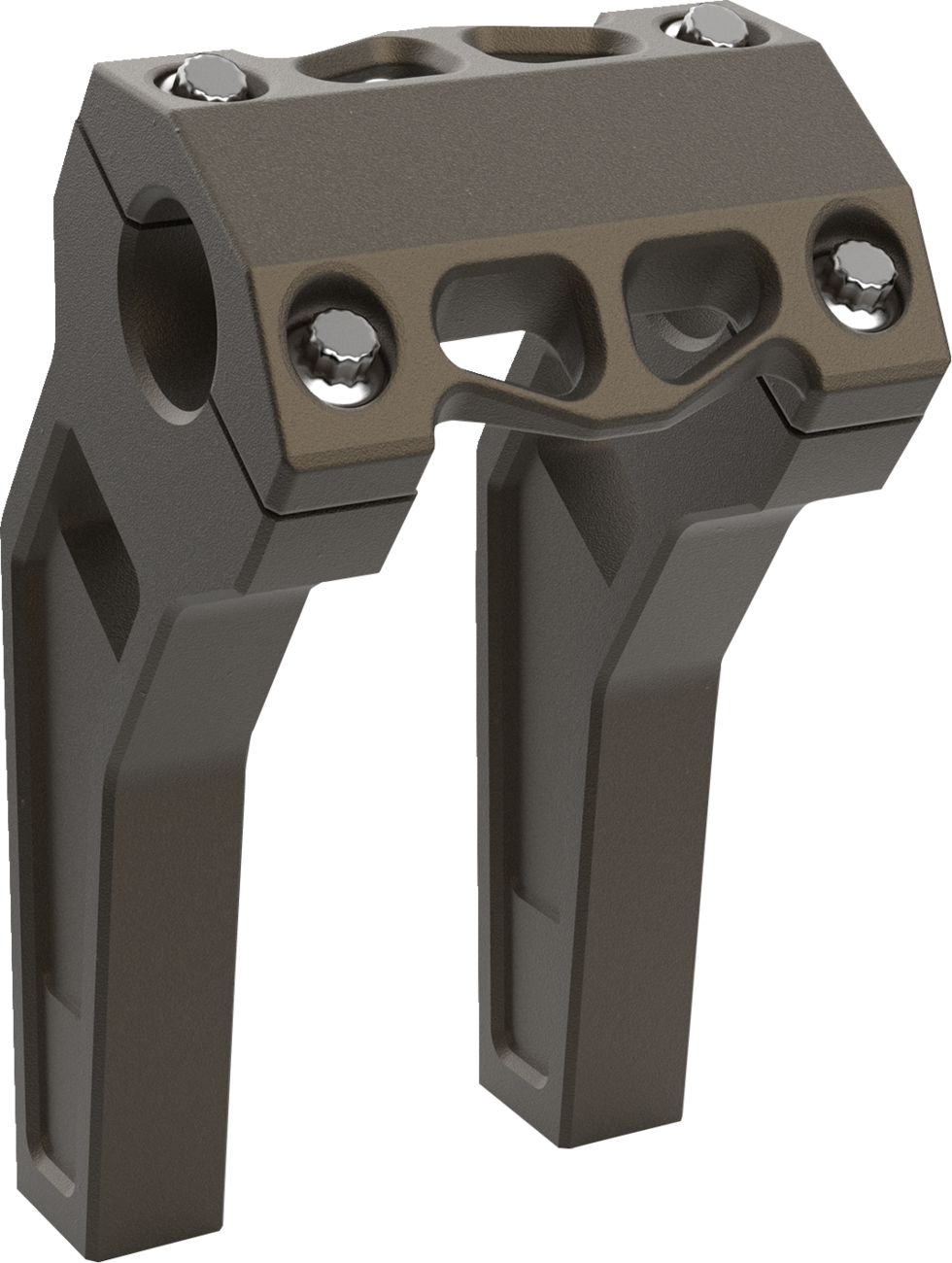 LA CHOPPERS Performance Risers - Pullback - 6" x 1-1/4" - Bronze LA-7481-06Z