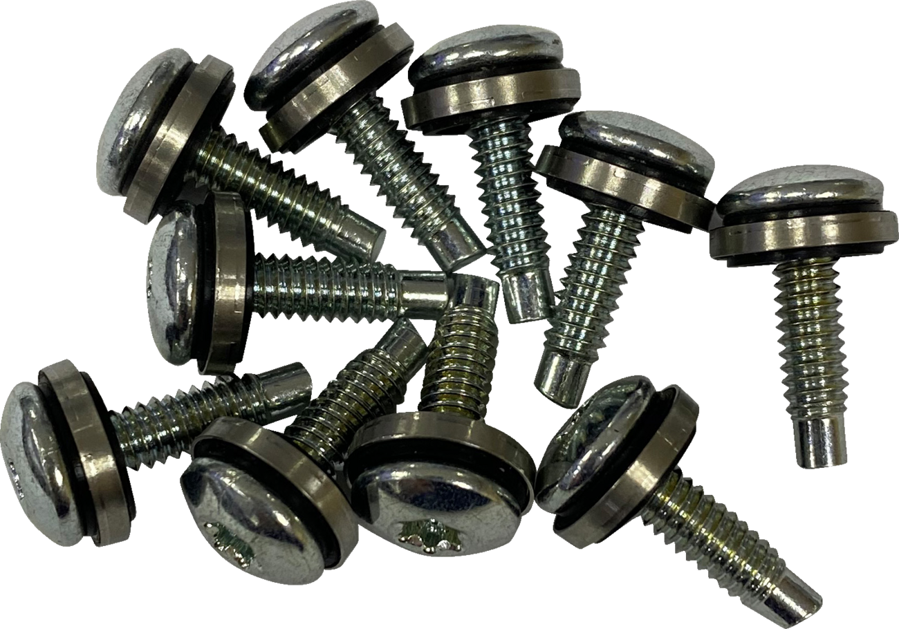DRAG SPECIALTIES Mounting Kit - Fuel Pump Top Plate - Torx - Button-Head with Seal Washer - 1/2" - 10 Pack O39-0301Z