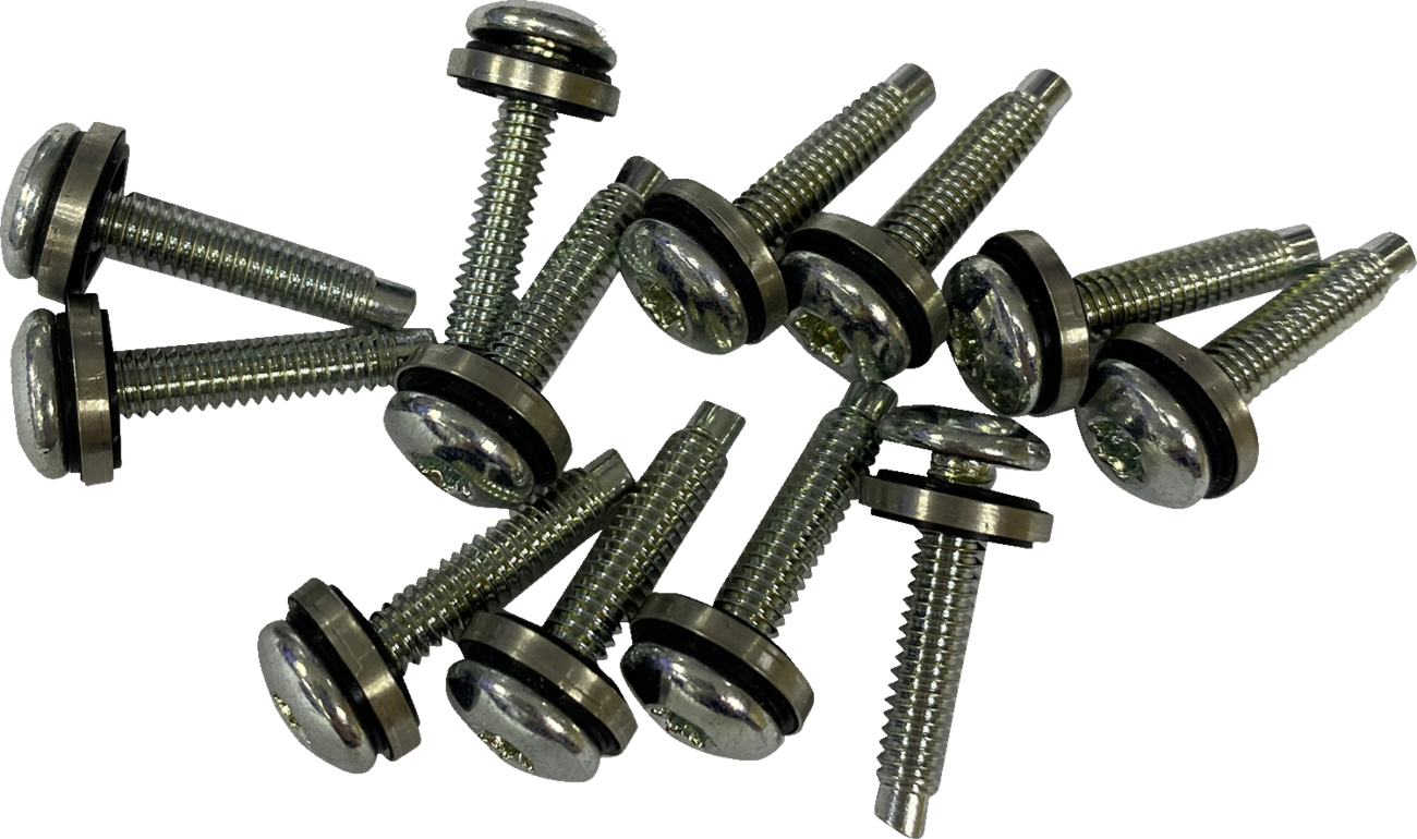 DRAG SPECIALTIES Mounting Kit - Fuel Pump Top Plate - Torx - Button-Head with Seal Washer - 3/4" - 12 Pack O39-0302Z