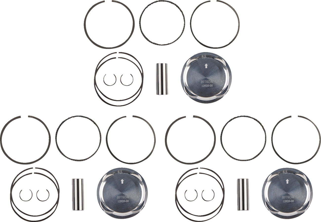 WOSSNER Piston Kit - 79.95 mm - Yamaha K8978DA-3
