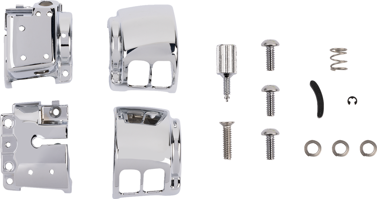DRAG SPECIALTIES Handlebar Switch Housing Kit - Cruise - Chrome H07-0773A
