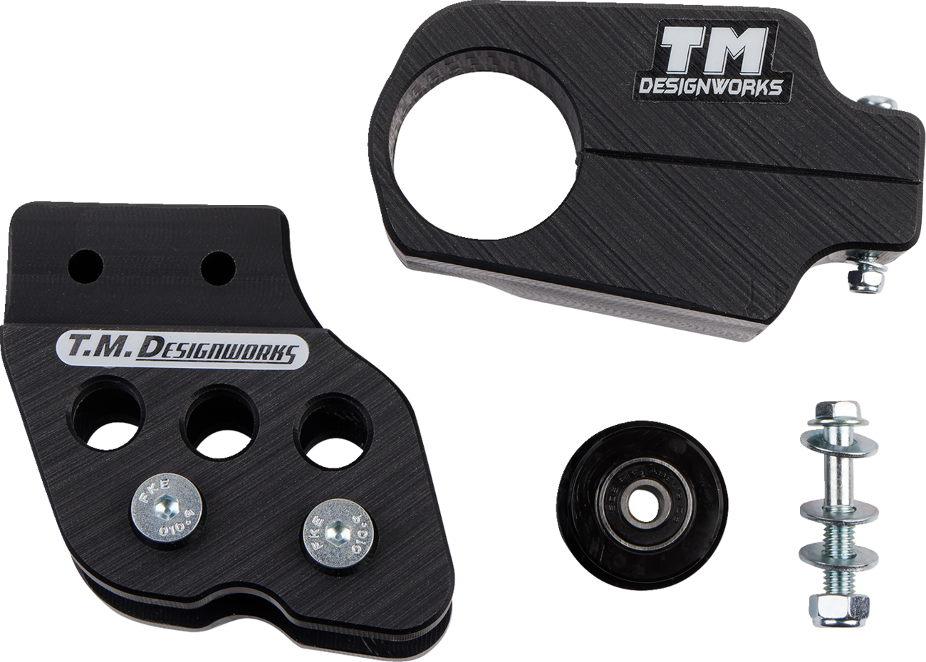 T.M. DESIGNWORKS Chain Guide/Slider - Banshee 350 - Black YCP-BAN-BK