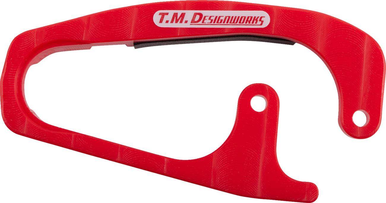 T.M. DESIGNWORKS Front Chain Slider - Honda - Red HCP-TRX-RD