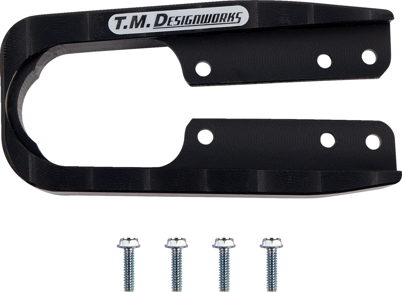 T.M. DESIGNWORKS Front Chain Slider - Polaris - Black POL-500-BK