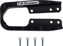 T.M. DESIGNWORKS Front Chain Slider - Polaris - Black POL-500-BK