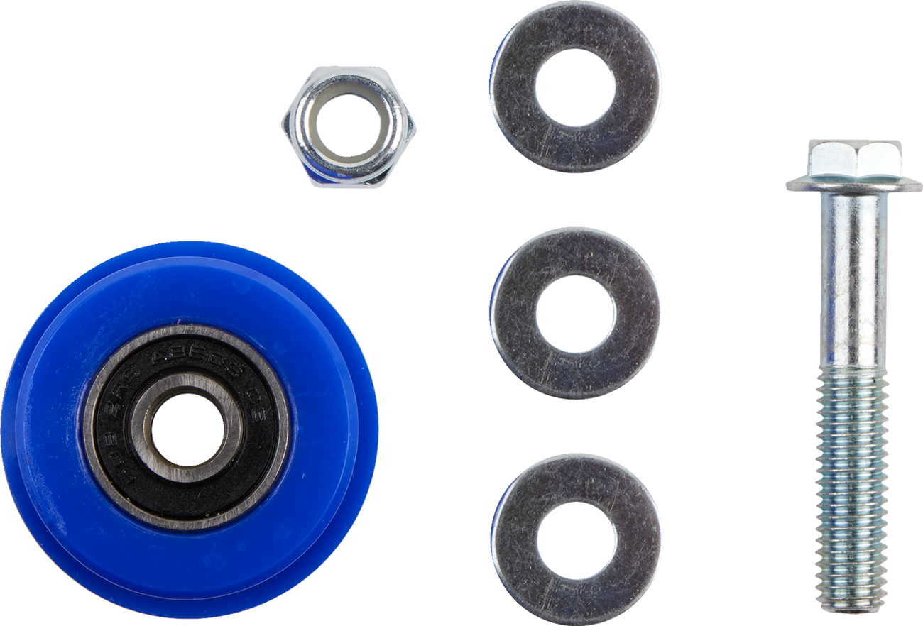 T.M. DESIGNWORKS Chain Roller - Raptor 660 - Blue PLR-660-BU