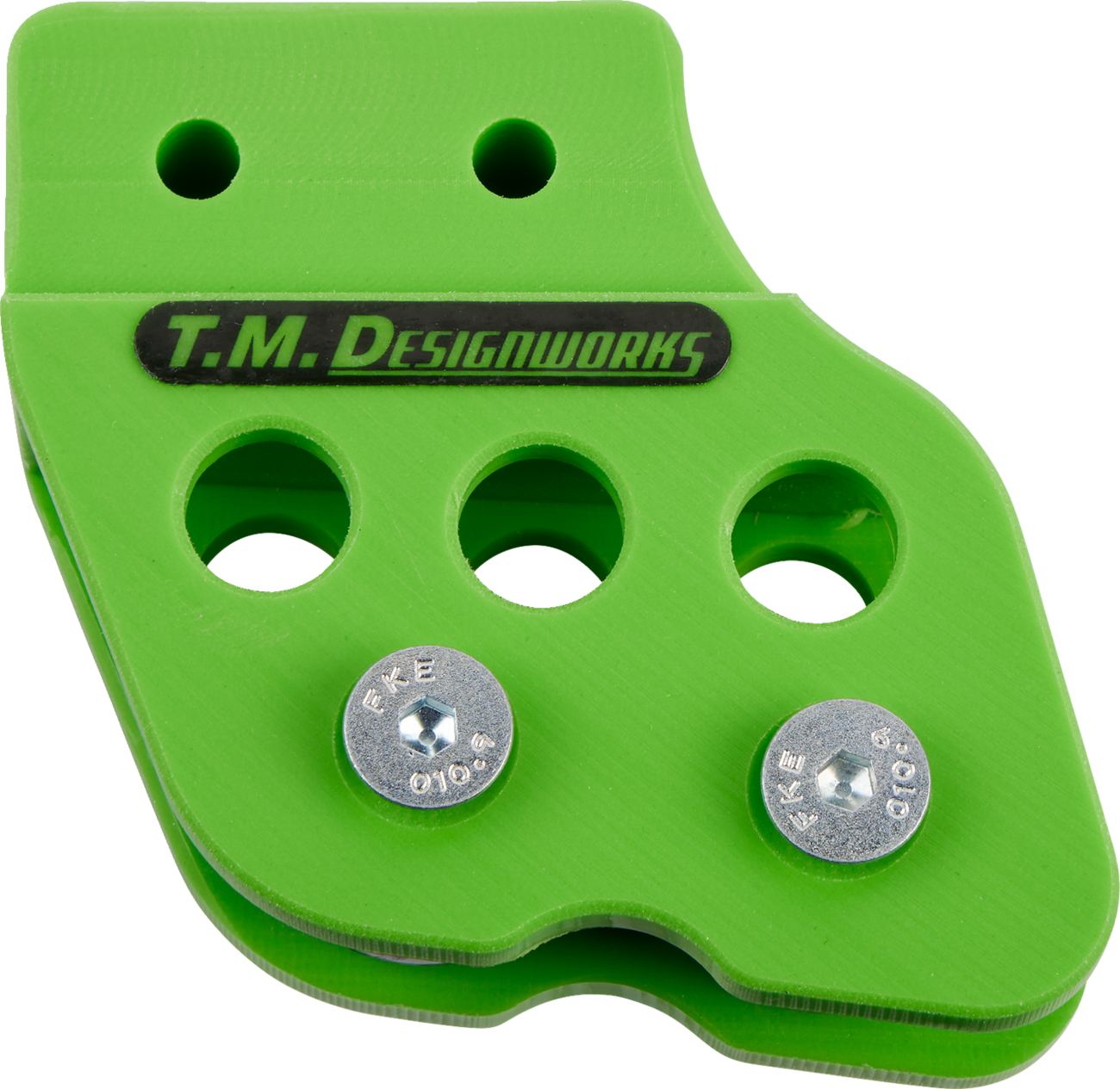 T.M. DESIGNWORKS Chain Guide - Green - Honda/Kawasaki/Suzuki/Yamaha RCG-002-GR