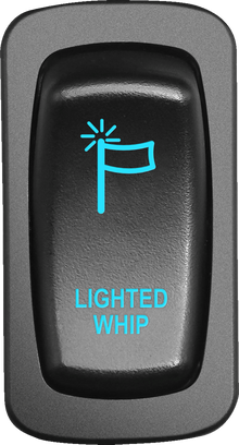 MOOSE OFFROAD Switch - Whip Light - Blue WHP-CAR-B