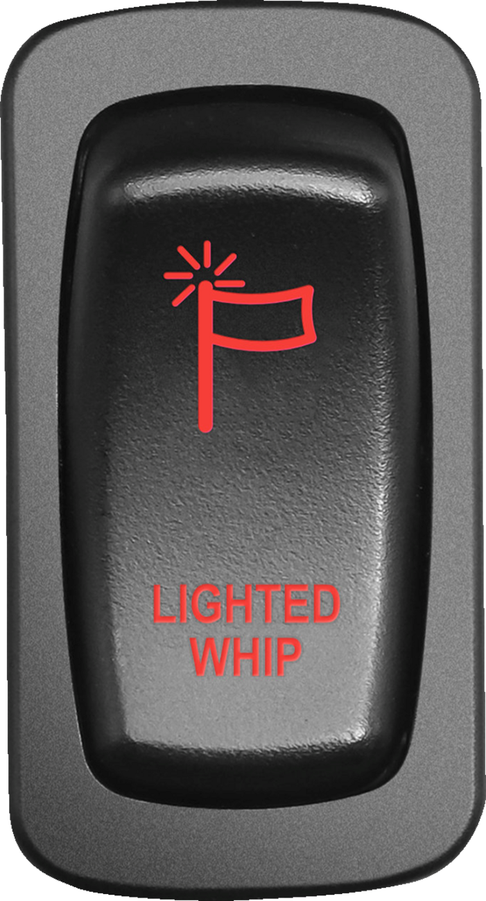 MOOSE OFFROAD Switch - Whip Light - Red WHP-CAR-R