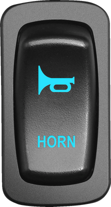 MOOSE OFFROAD Switch - Horn - Blue HRN-CAR-B