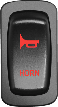 MOOSE OFFROAD Switch - Horn - Red HRN-CAR-R