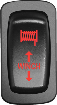 MOOSE OFFROAD Switch - Winch - Red WIN-CAR-R