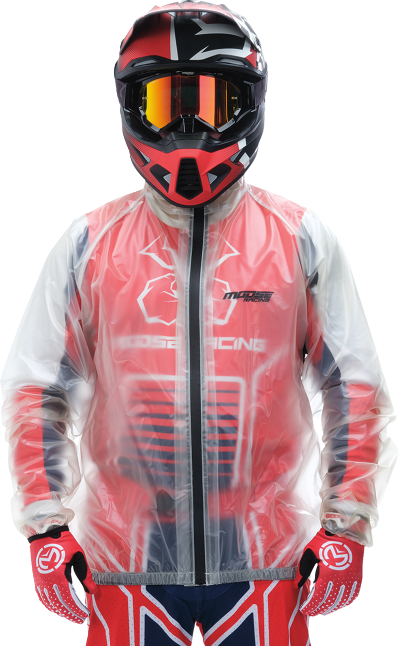 MOOSE OFFROAD Rain Jacket - Clear - Medium 2854-0372