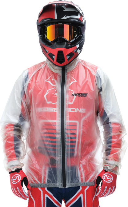 MOOSE OFFROAD Rain Jacket - Clear - 2XL 2854-0375