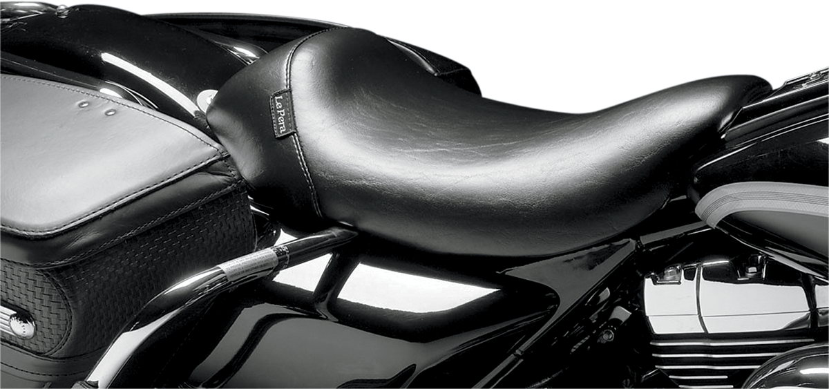 LE PERA Bare Bones Solo Seat - Smooth - Black - FLHR '97-'01 LN-005RK