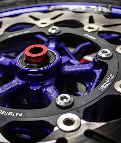 DRIVEN RACING Wheel Spacer - Captive - Red - Kawasaki DCWS-038