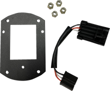 CUSTOM DYNAMICS Mounting Kit - Headlight - Satin Black - FXLRST CD-LRST-HL-KIT