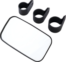 MOOSE OFFROAD Mirror - Rear/Side View - Rectangle - Black Q60-6001