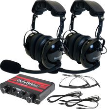 NAVATLAS Communication System - Over-the-Head Headset - Black NIO231PK