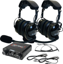 NAVATLAS Communication System - Over-the-Head Headset - Black NIO131PK