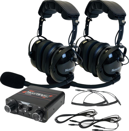 NAVATLAS Communication System - Over-the-Head Headset - Black NIO131PK